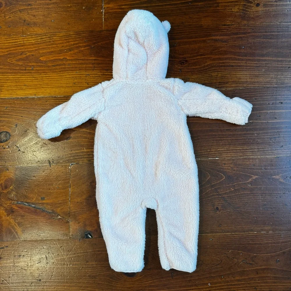 Eddie Bauer Soft Pink Fleece Baby Zip Up. 12 months‎